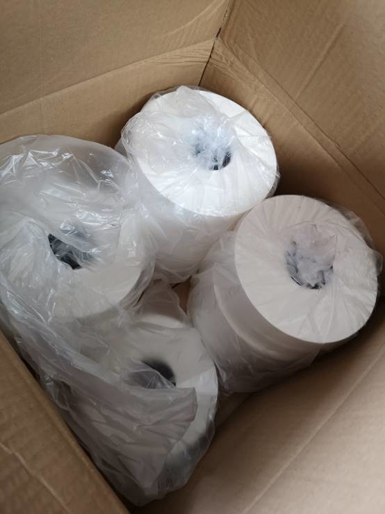 White Kraft Paper Strapping Tape / Paper Binding Money Tape 2