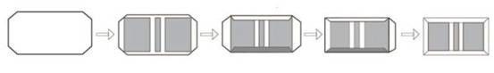 Semi Automatic Case Making Machine With Four Edges Pressing for Square Bookcase