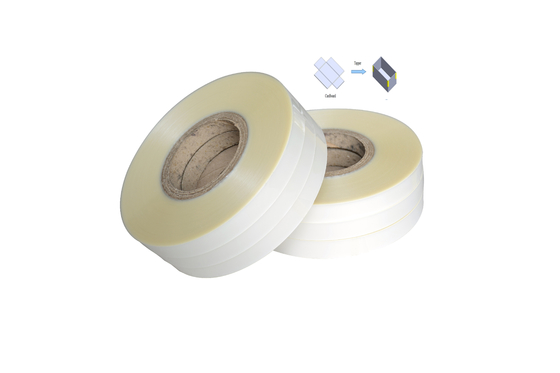 Pasting Rigid Paper Box Hot Melt Tape Four Corner Pet For Sticking Corner Machine