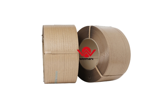 Paper Strapping Roll Wrapping Surface Package Material Recyclable Paper Strap Tape For Strapping Machines