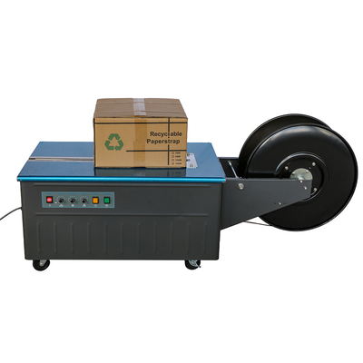 Factory Directly Semiautomatic Kraft Paper Band Belt Strapping Machine For Carton Box