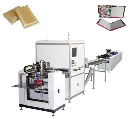 buy Full Automatic Hard Case Making Machine / Automatic Positioning Gluing Machine online manufacturer