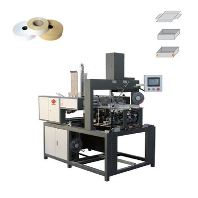 China Automatic Rigid Box Four Corner Pasting Machine for Rigid Gift Boxes for sale