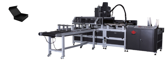 China Automatic Book Type Box Assembly Machine For High End Boxes for sale