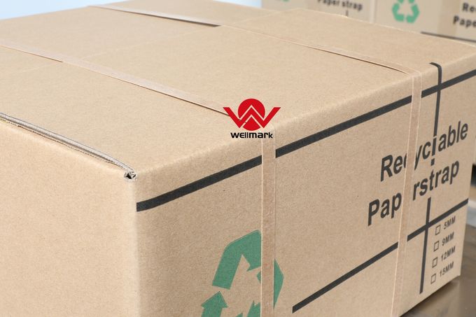 W12mm*L2000m Paper Strap Tape / Carton Box Strapping Tape 1