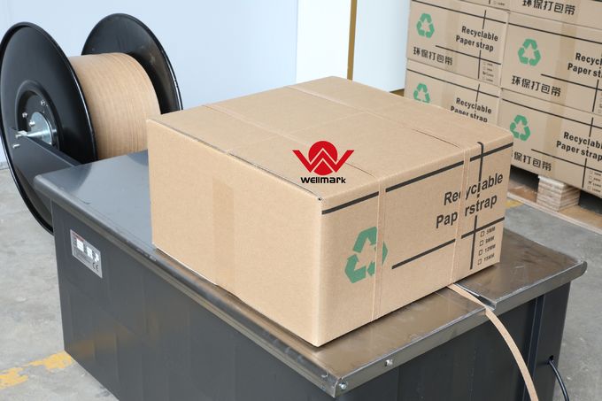Kraft Paper Strapping Tape / Recyclable Paper Strap For Packing Carton Box 0