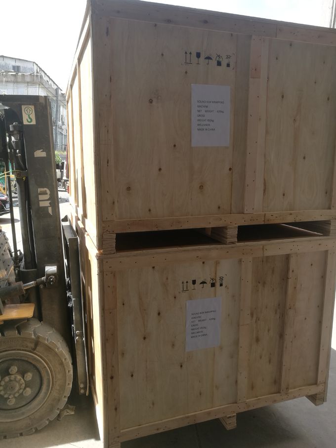 Hardcase Ribbon Semi Automatic Pasting Machine Electric Driven 0