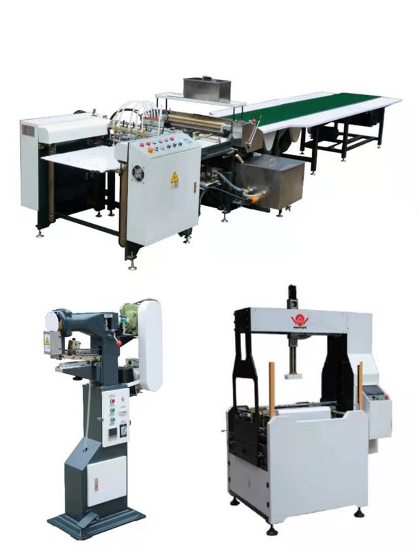 Semiautomatic Box Making Production Line Machines