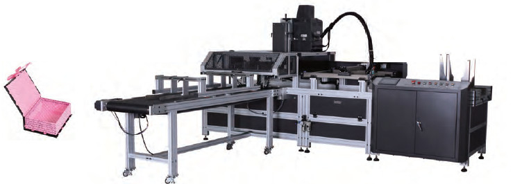 Automatic Book Type Box Assembly Machine For High End Boxes