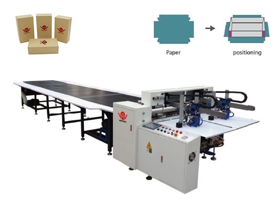 Double Auto Gluing Machine For Making Hardcover Or Box