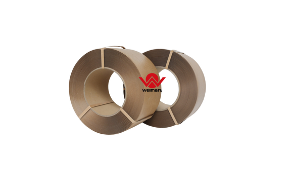 Kraft Paper Strapping Tape / Recyclable Paper Strap For Packing Carton Box