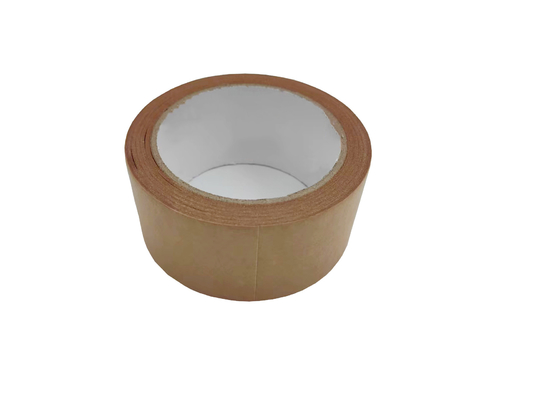 Self Adhesives 72mm Width Kraft Paper Tape For Carton Sealing