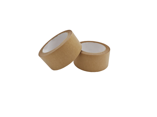 Self Adhesives 72mm Width Kraft Paper Tape For Carton Sealing