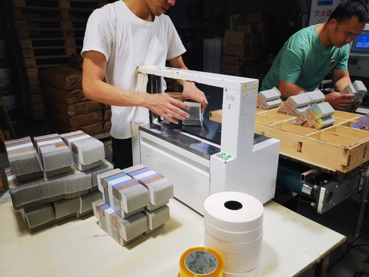 Recycling Efficient Packing White Kraft Paper Strapping Tape For Banding Machine