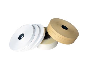 Hot Melt Glue Gummed Paper Tape , Single Sided Kraft Adhesive Tape