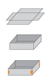 Semiautomatic Corner Pasting Machine